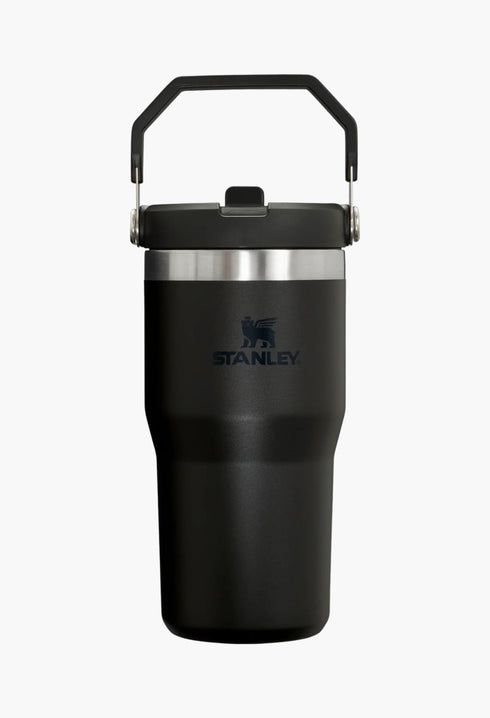 Black 2.0 - The IceFlow™ Flip Straw Tumbler | 20 OZ - GLAM MODA